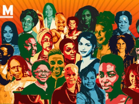 collage of historical and contemporary black women